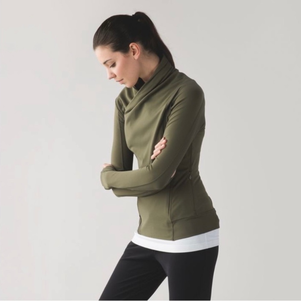 Lululemon Bhakti Yoga Jacket Green Size 4